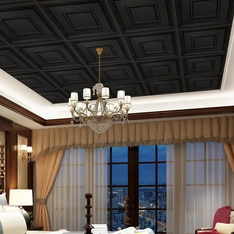 Glue Up PVC Ceiling Tiles