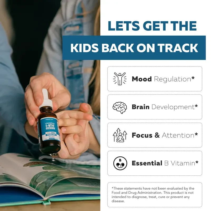 Organic Kids Methylfolate and B12 Liquid Supplement