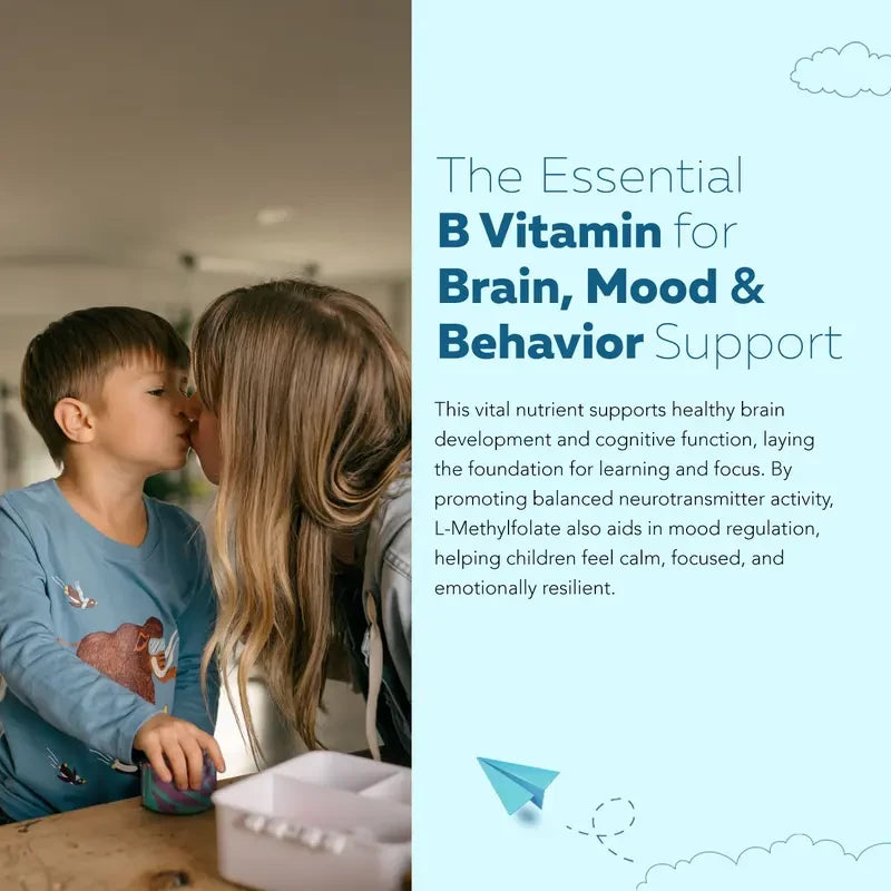 Organic Kids Methylfolate and B12 Liquid Supplement