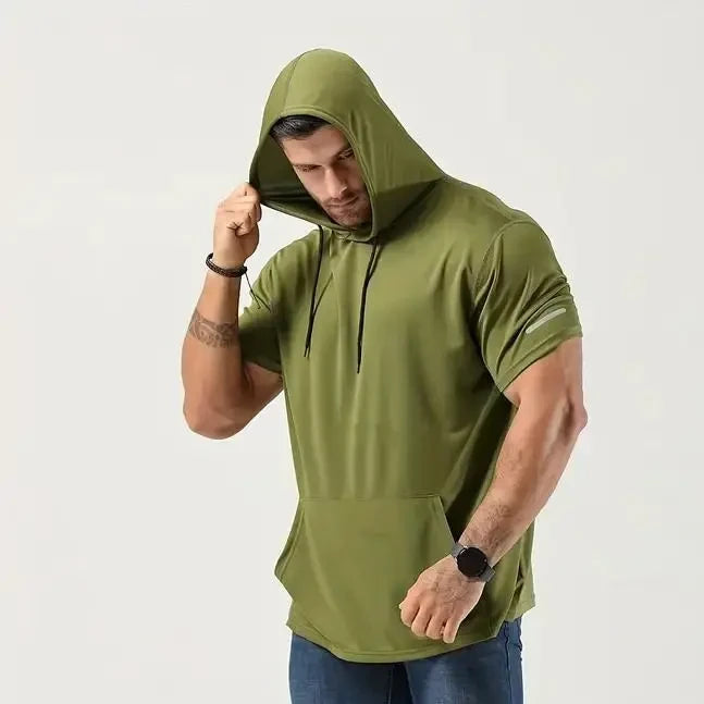 Mesh Athletic Workout Hoodie