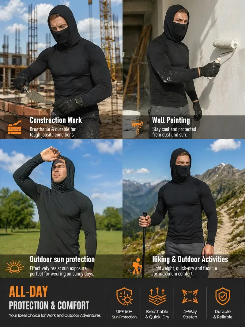 Mens Sports Hoodie Set