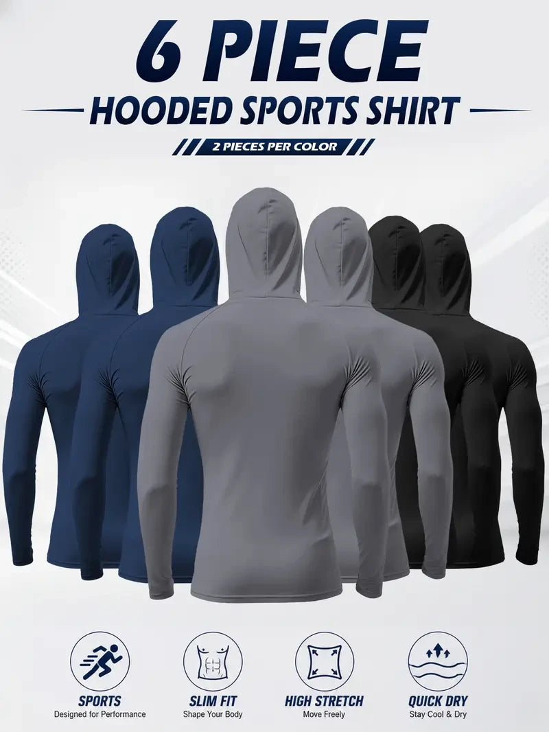 Mens Sports Hoodie Set