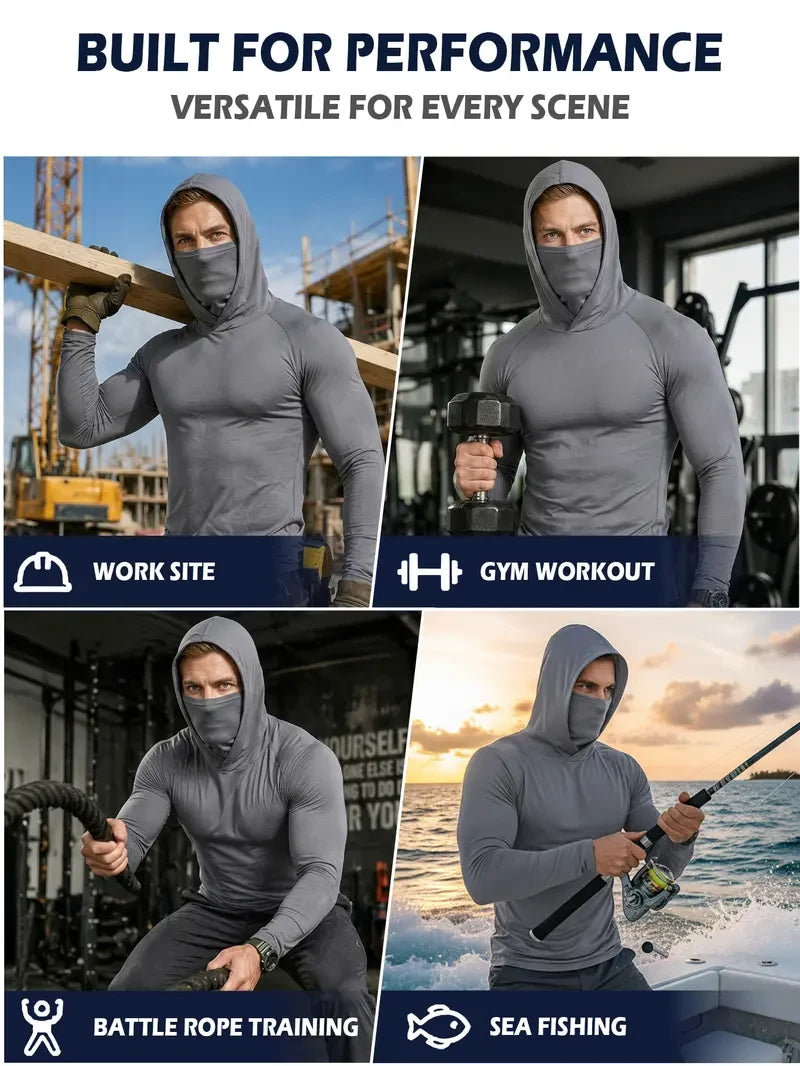 Mens Sports Hoodie Set