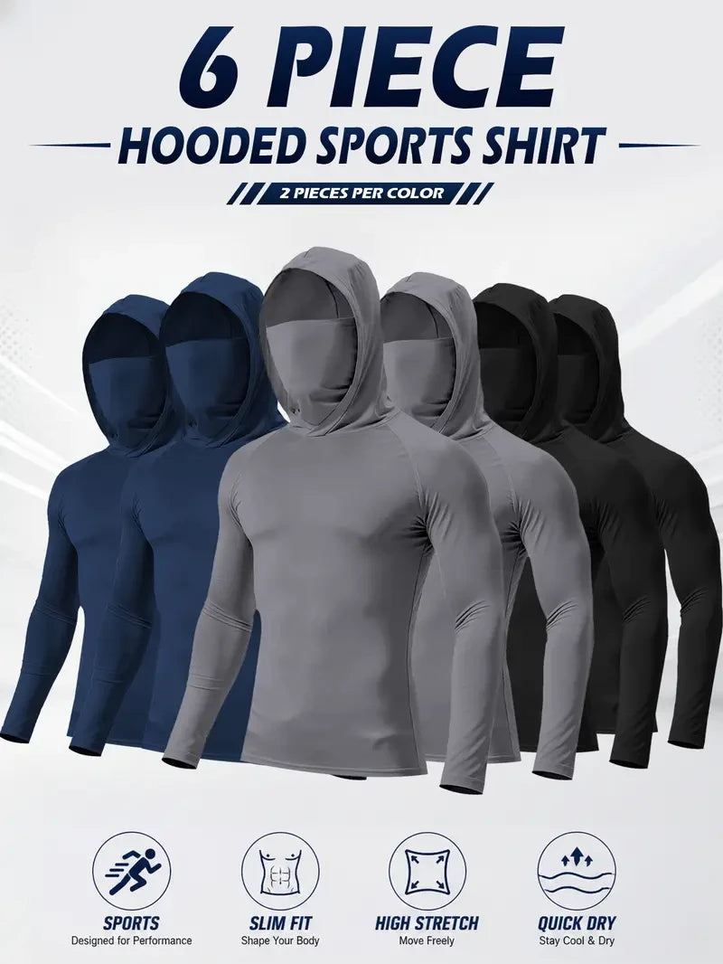 Mens Sports Hoodie Set