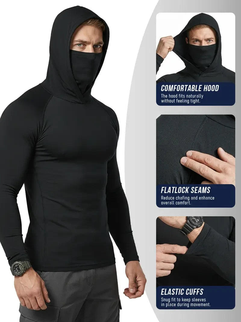 Mens Sports Hoodie Set
