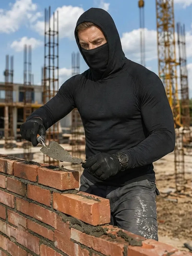 Mens Sports Hoodie Set