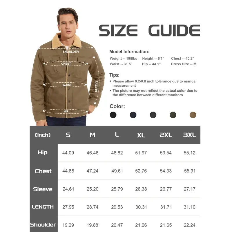 Sherpa Lined Winter Trucker Jacket