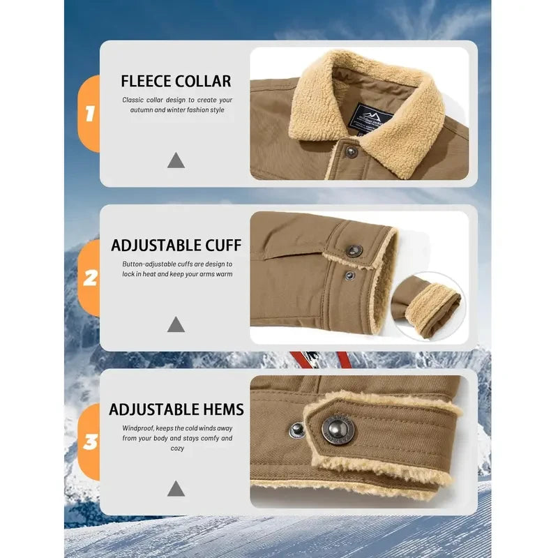 Sherpa Lined Winter Trucker Jacket