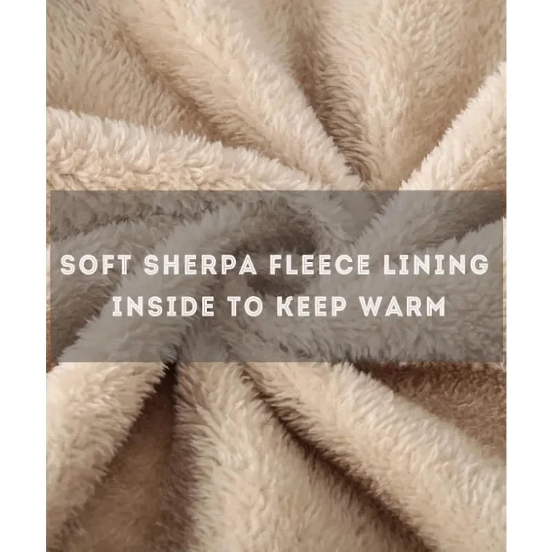 Sherpa Fleece Lined Flannel Shirt Jacket