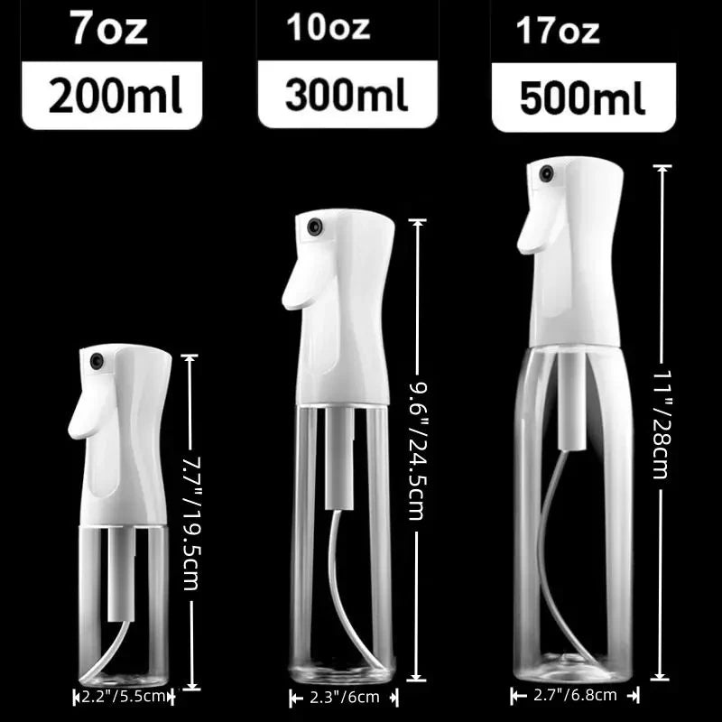 Continuous Fine Mist Spray Bottle