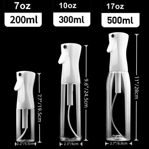 Continuous Fine Mist Spray Bottle