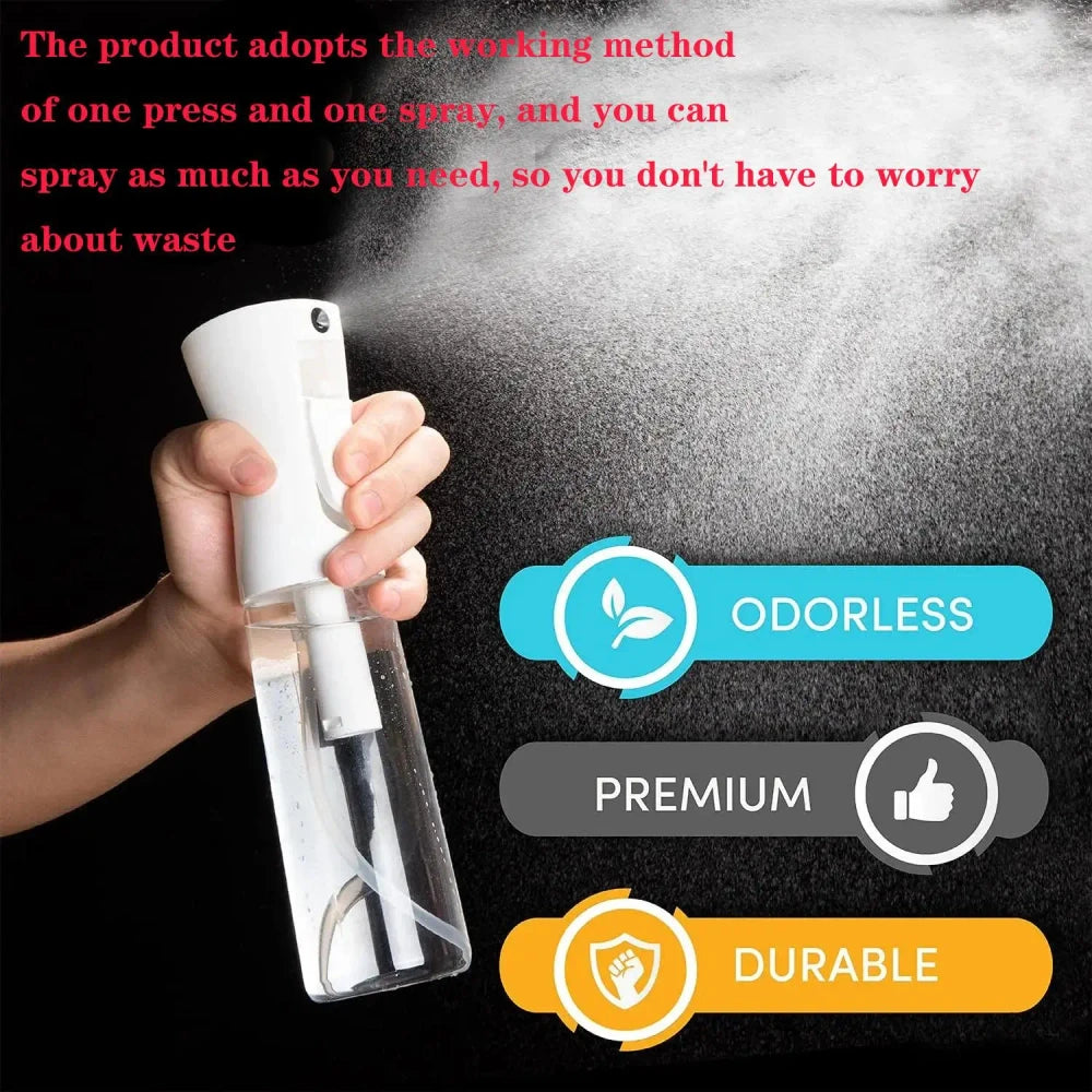 Continuous Fine Mist Spray Bottle