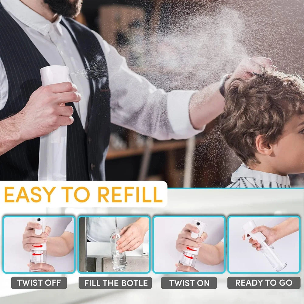 Continuous Fine Mist Spray Bottle