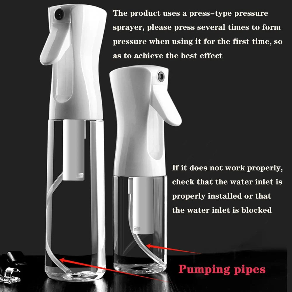 Continuous Fine Mist Spray Bottle