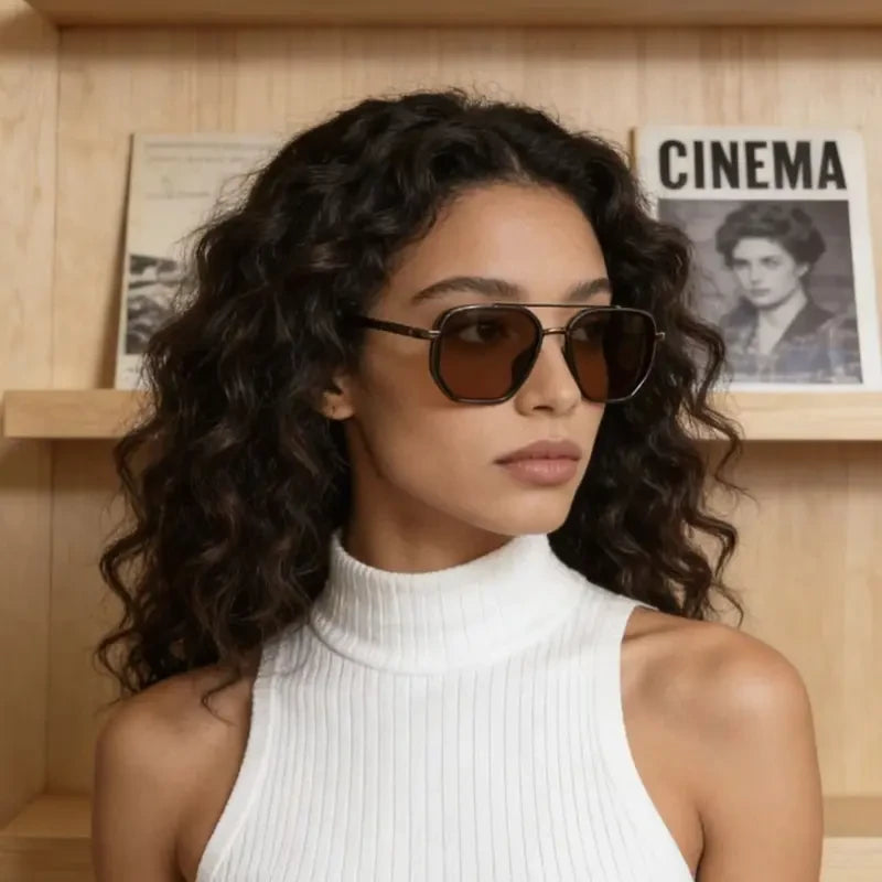 Lightweight Geometric Men Sunglasses