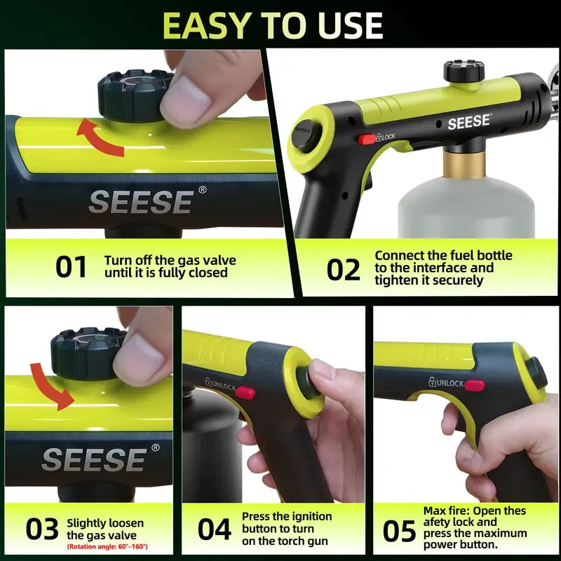 SEESE Powerful Propane Torch for Steak Searing