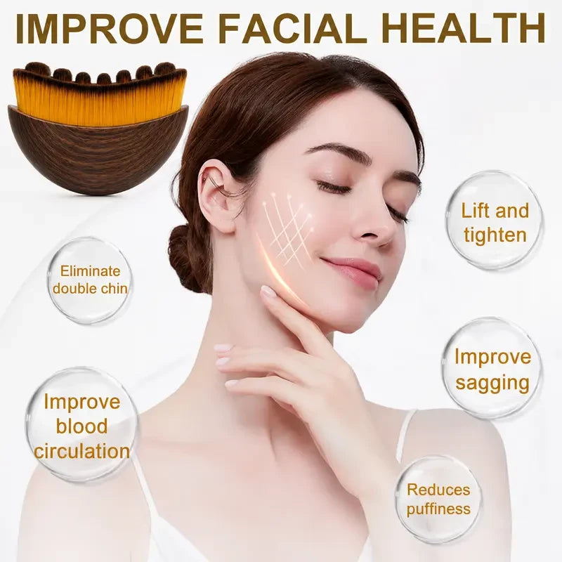 Lymphatic Contour Facial Dry Brushing Massager