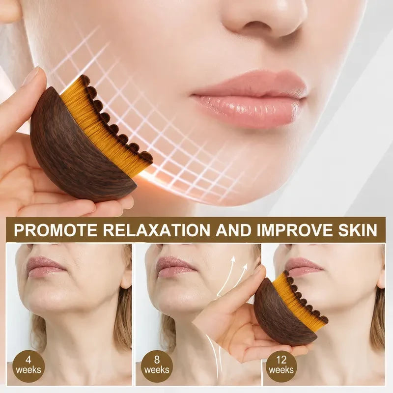 Lymphatic Contour Facial Dry Brushing Massager