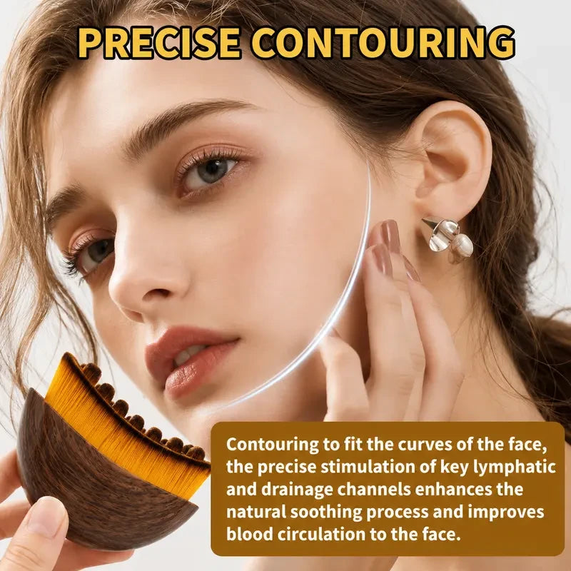Lymphatic Contour Facial Dry Brushing Massager