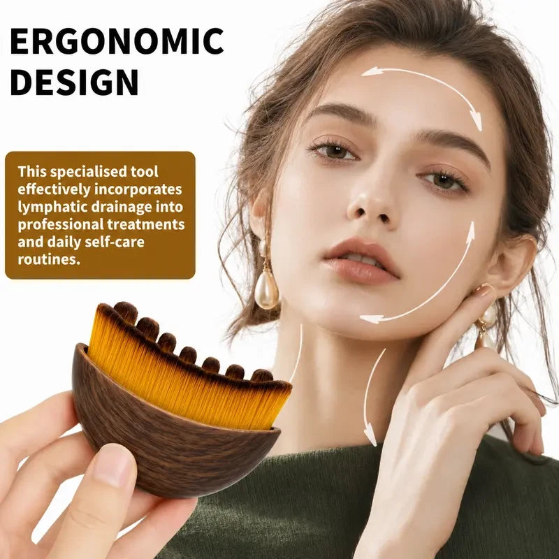 Lymphatic Contour Facial Dry Brushing Massager