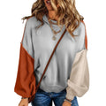 Colorblock Cotton Knit Pullover