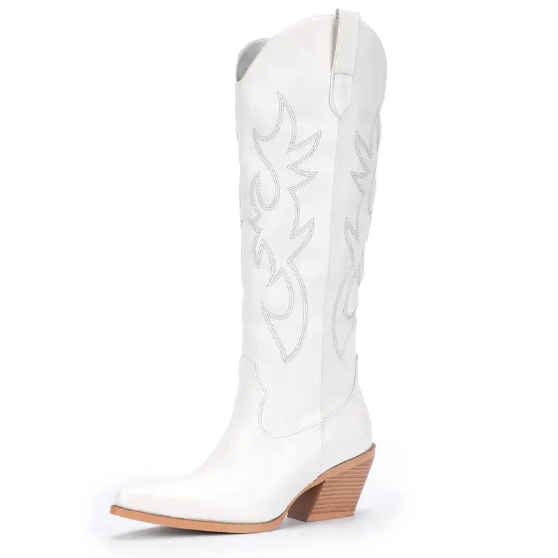 Embroidered Western Cowboy Boots