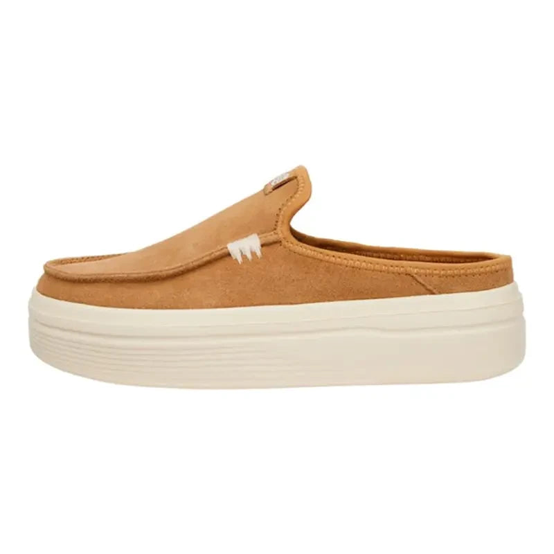 Womens Comfortable Slip on Platform Mules