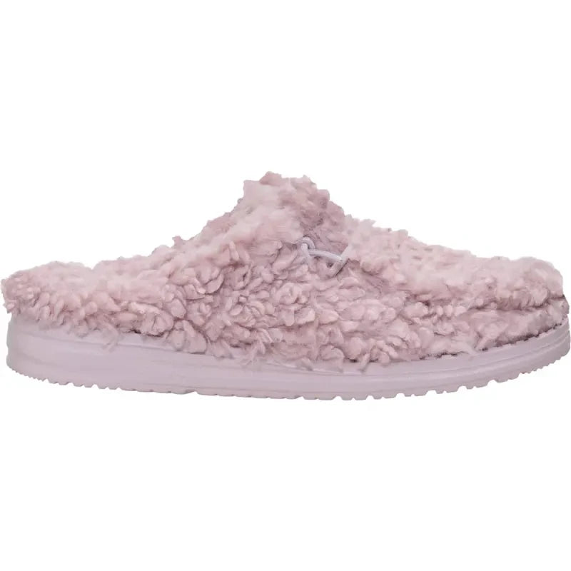 Fuzzy Fleece Slip On Slipper