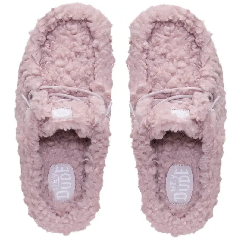 Fuzzy Fleece Slip On Slipper