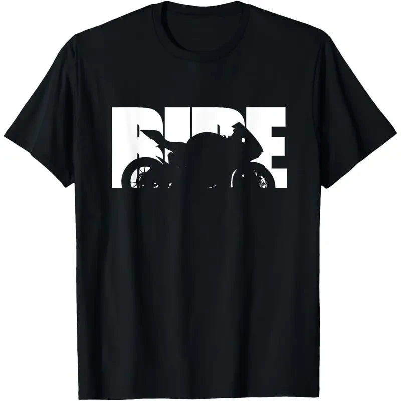 Motorcycle Rider Biker Short Sleeve Shirt