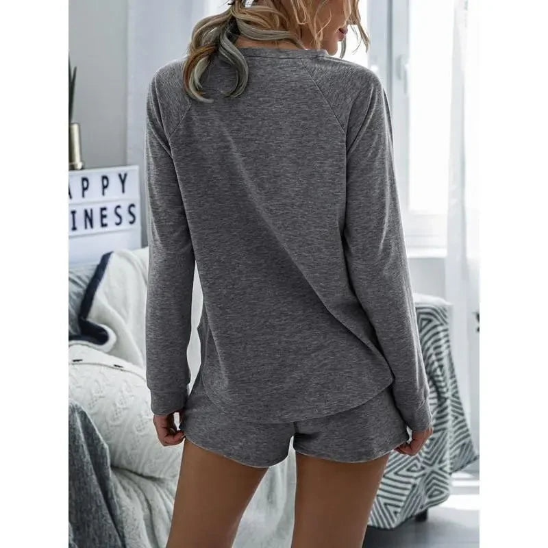 Raglan Sleeve Loungewear Set