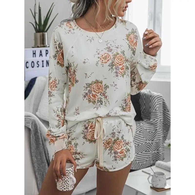 Raglan Sleeve Loungewear Set