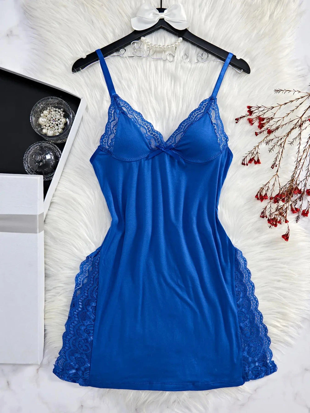 Lace Bow Cami Nightdress