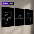 Wood Framed Canvas Wall Art