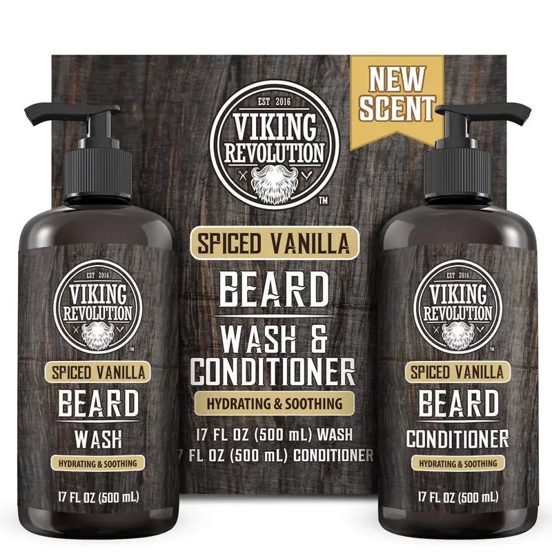 Viking Revolution Beard Wash And Conditioner Set