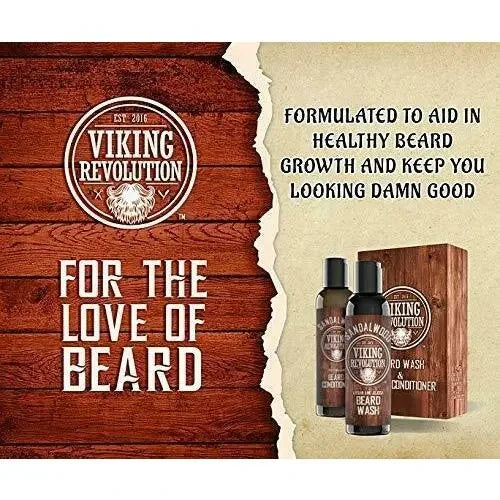 Viking Revolution Beard Wash And Conditioner Set