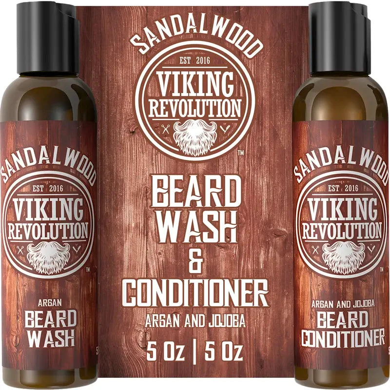 Viking Revolution Beard Wash And Conditioner Set