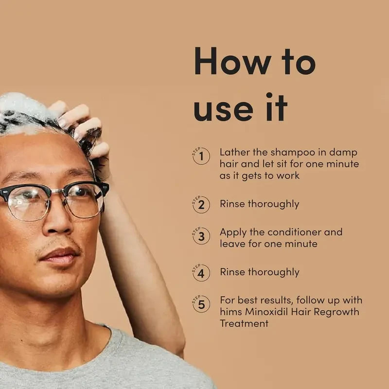 Thickening Hair Loss Shampoo and Conditioner Set for Men