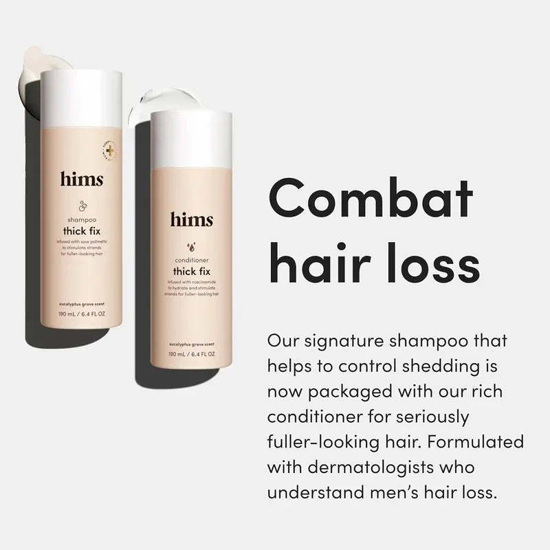 Thickening Hair Loss Shampoo and Conditioner Set for Men