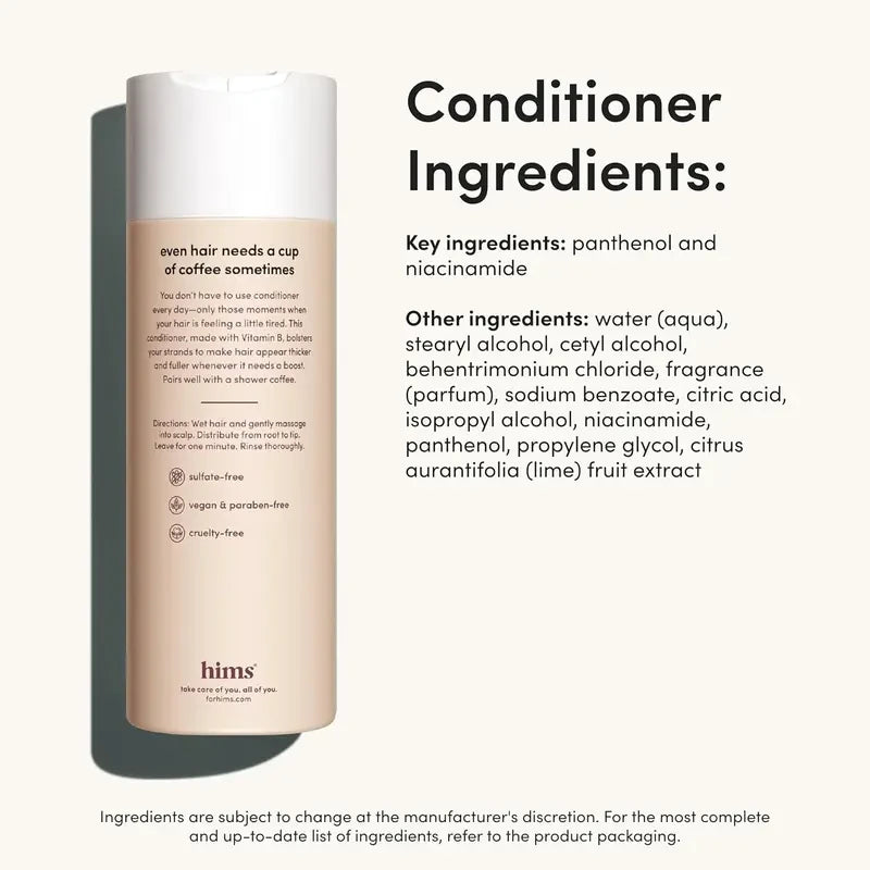 Thickening Hair Loss Shampoo and Conditioner Set for Men