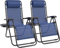 Sweetcrispy Zero Gravity Folding Lounge Chair Set