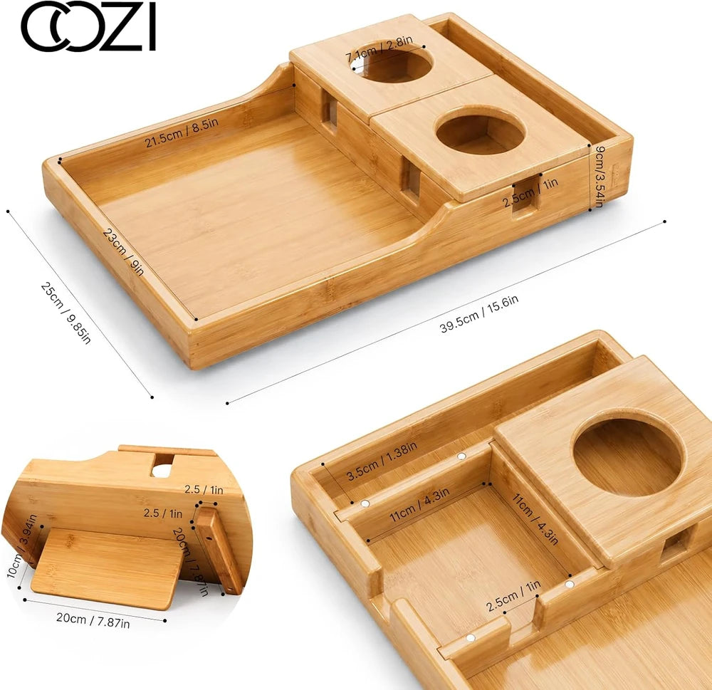 Bamboo Couch Tray Insert