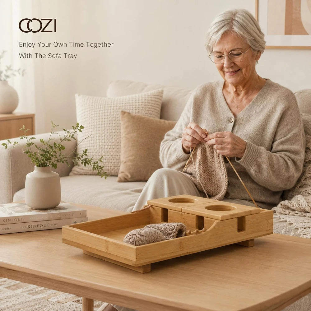 Bamboo Couch Tray Insert