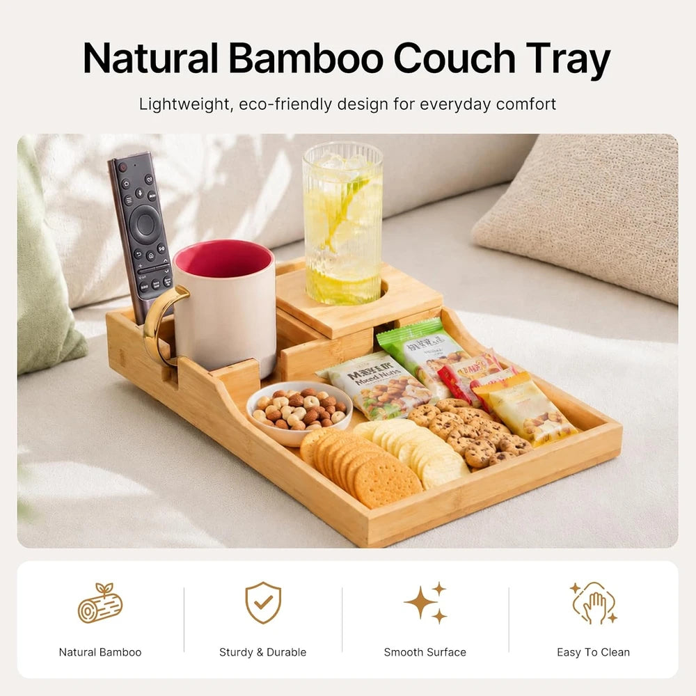 Bamboo Couch Tray Insert