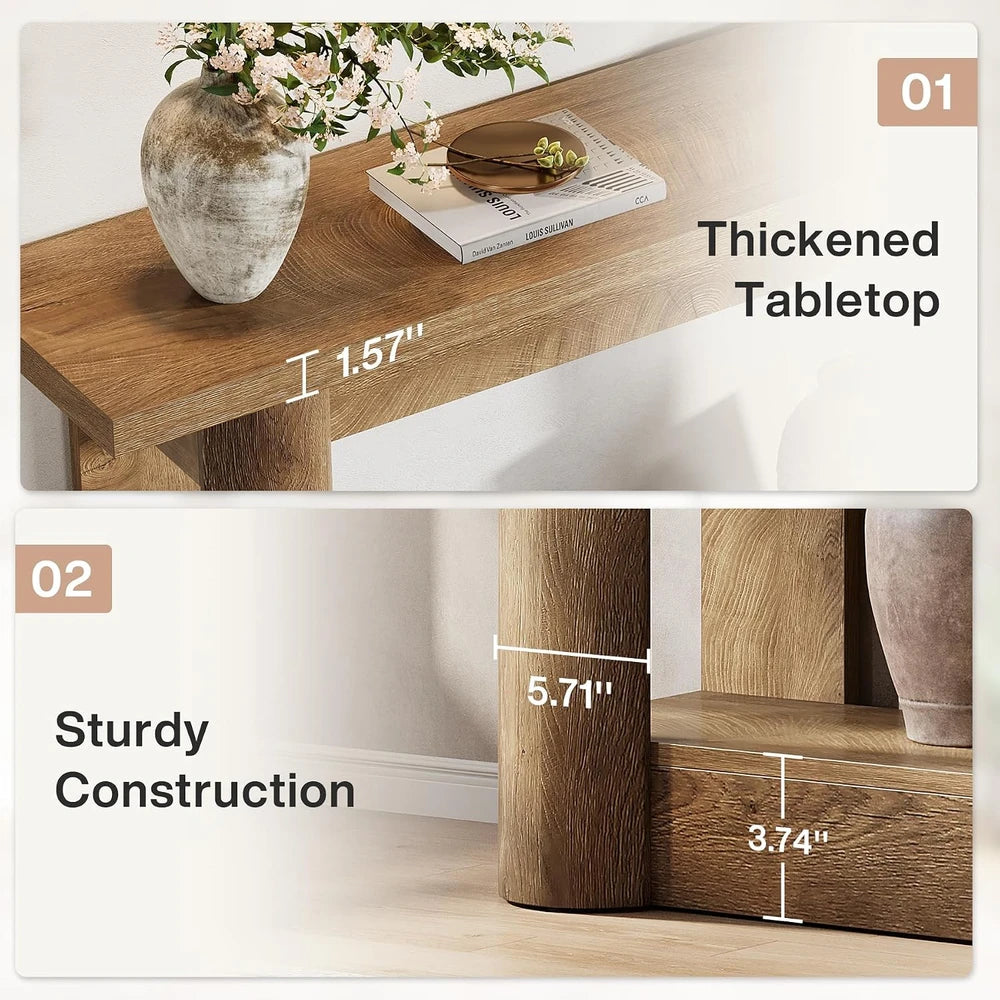 Rustic Farmhouse Console Table