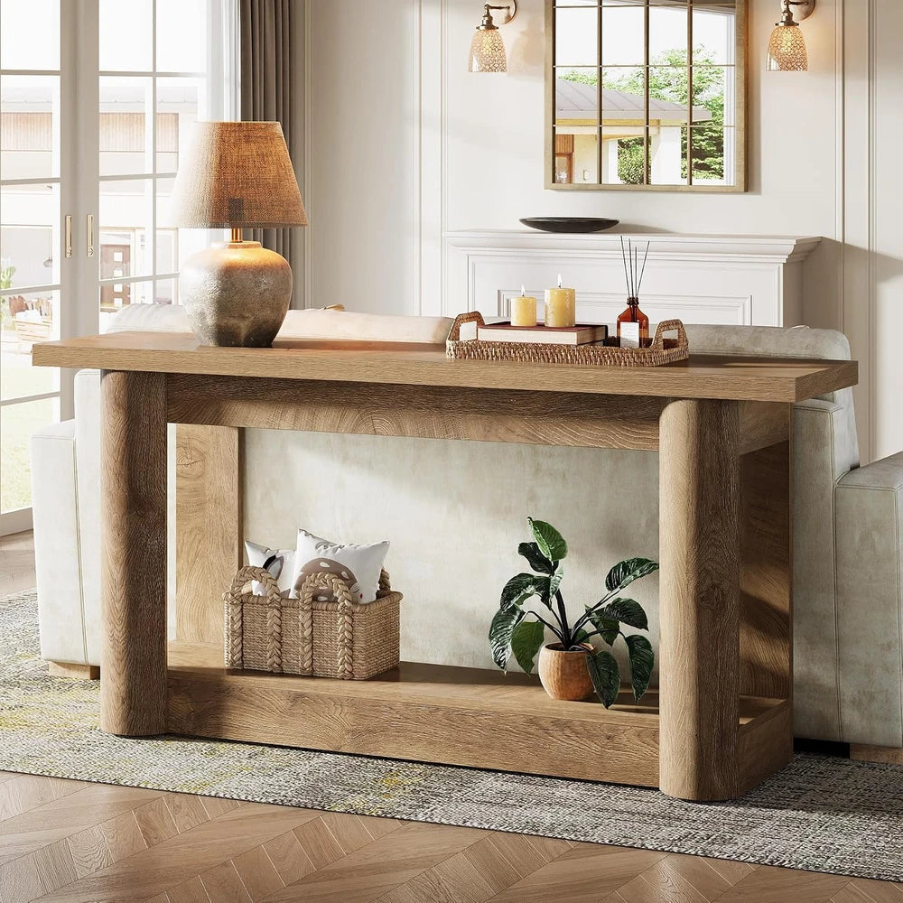 Rustic Farmhouse Console Table