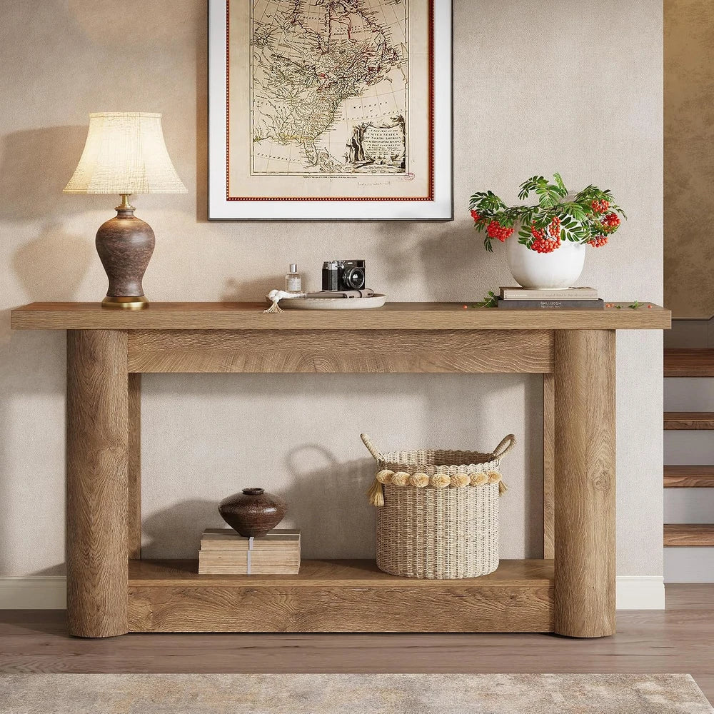 Rustic Farmhouse Console Table