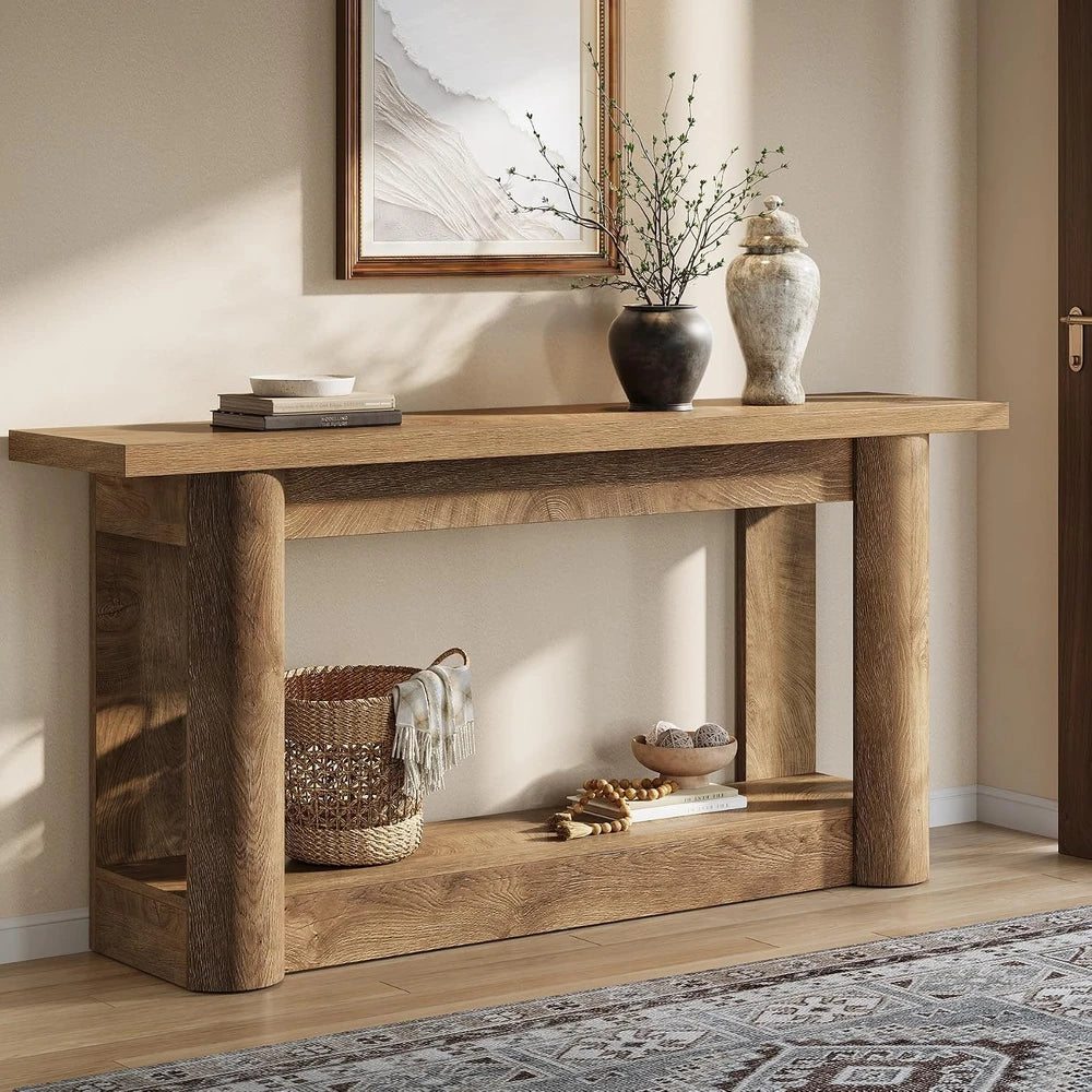 Rustic Farmhouse Console Table