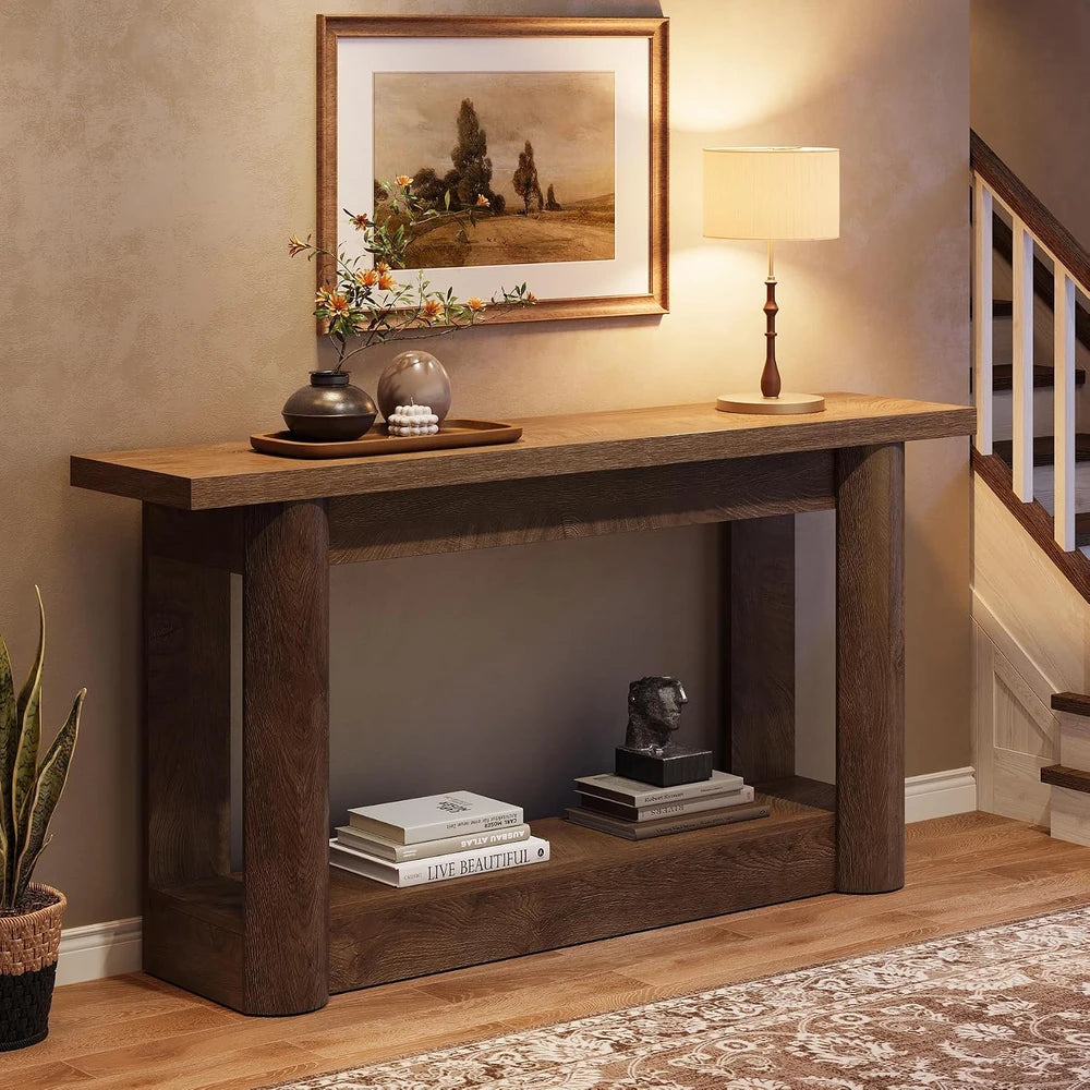 Rustic Farmhouse Console Table