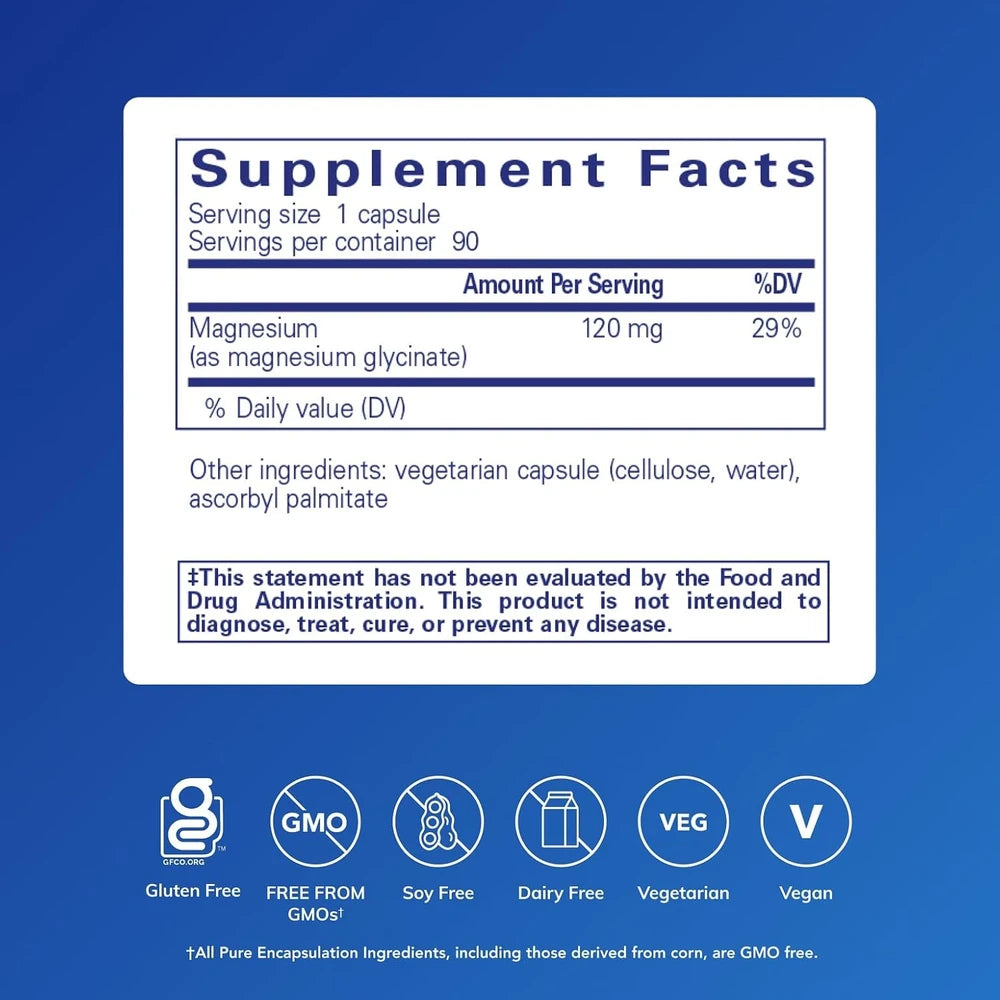 Magnesium Glycinate Supplement for Sleep Support
